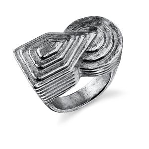 Low Luv X Erin Wasson Deco Ring in Silver